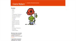 Desktop Screenshot of clairerobert.org