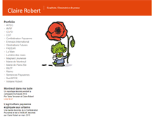 Tablet Screenshot of clairerobert.org
